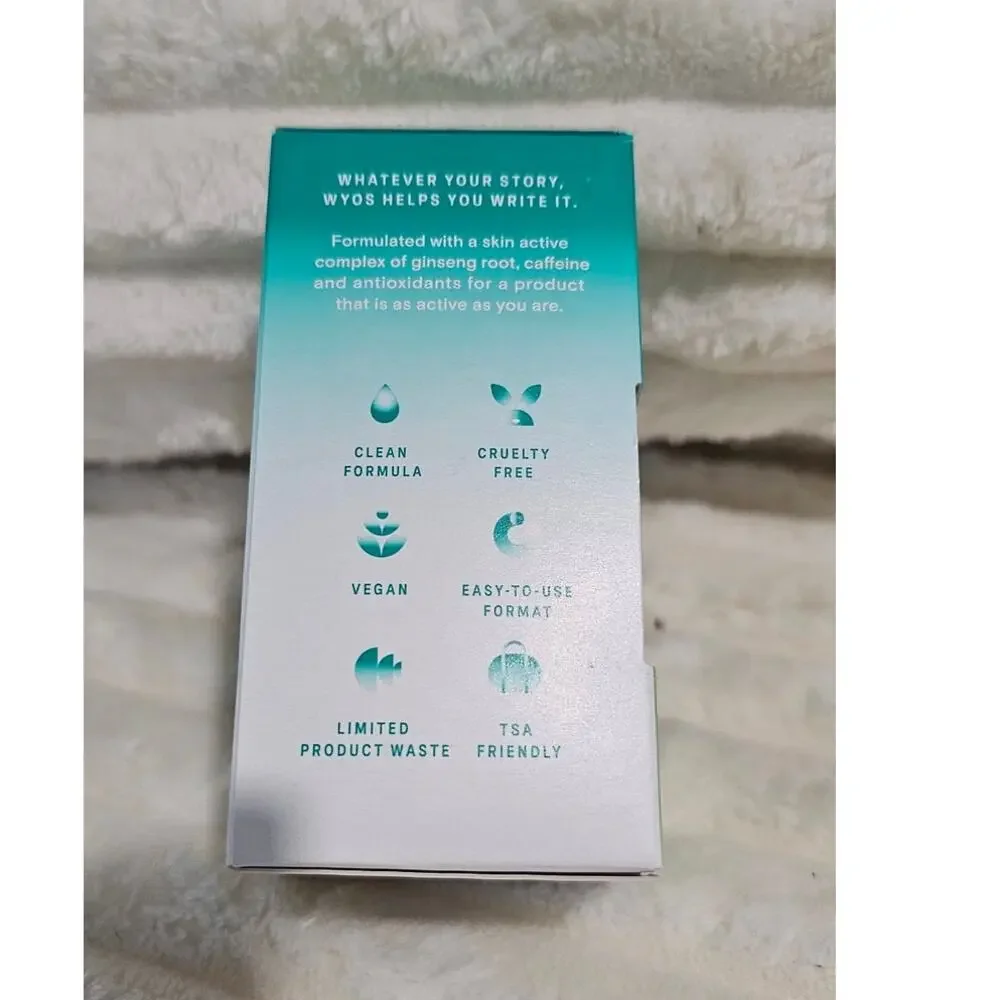 WYOS The Clean Sweep Gentle Face Cleanser Stick New TSA friendly